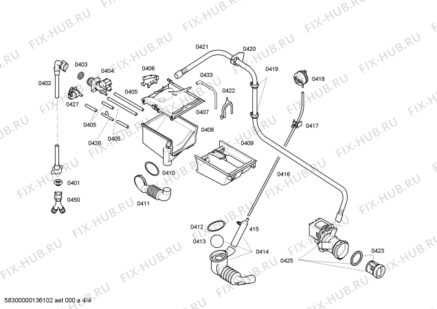 Схема №1 3TS72121A с изображением Панель управления для стиралки Bosch 00667188