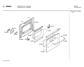 Схема №1 HBE635U с изображением Панель для духового шкафа Bosch 00278342