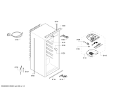 Схема №1 K6614X8 с изображением Дверь для холодильника Bosch 00247348