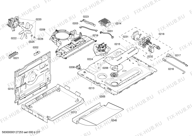 Схема №1 HC858540U с изображением Кабель для плиты (духовки) Siemens 00608588