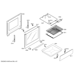 Схема №1 HSG343050R с изображением Фронтальное стекло для плиты (духовки) Bosch 00243732