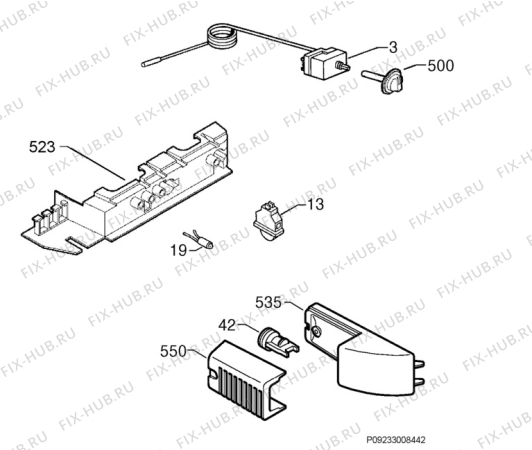 Взрыв-схема холодильника Aeg S70250KA - Схема узла Diffusor