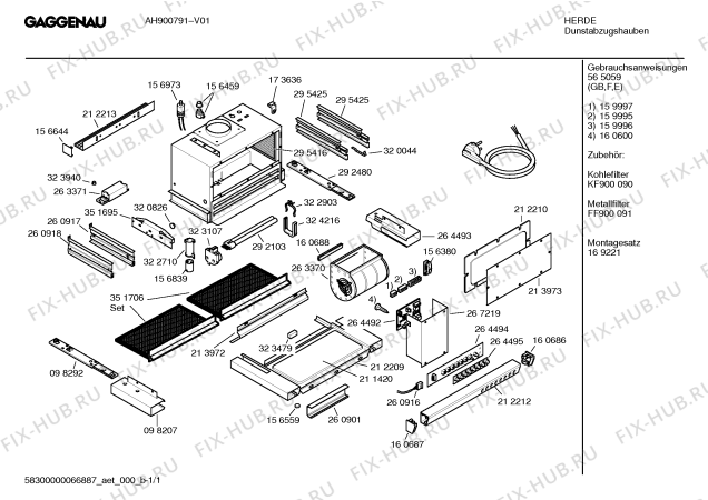 Схема №1 AH900791 с изображением Катушка для вытяжки Bosch 00263371