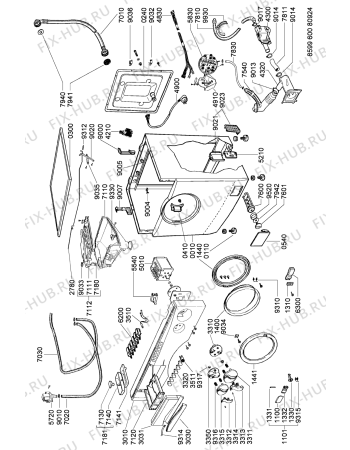 Схема №2 LF 800 ATX с изображением Ручка (крючок) люка для стиральной машины Whirlpool 481249878187