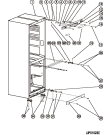 Схема №2 DF5200W (F088581) с изображением Всякое для холодильника Indesit C00373033