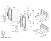 Схема №3 KM40FSS9TI с изображением Дверь для холодильника Siemens 00711981