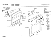 Схема №1 SN182221 с изображением Панель для электропосудомоечной машины Siemens 00117691