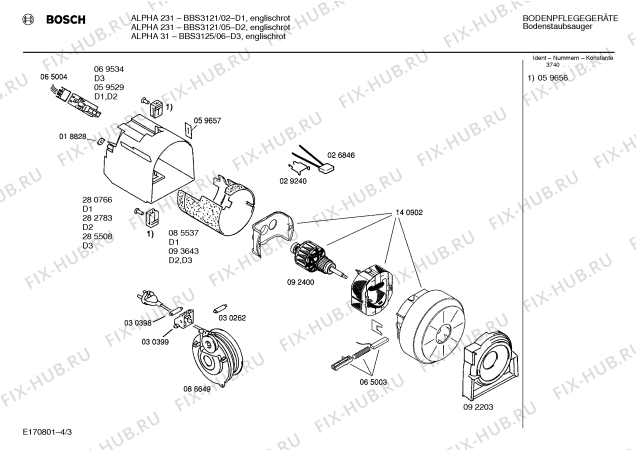 Схема №1 BBS3121 alpha231 с изображением Панель для мини-пылесоса Bosch 00092204