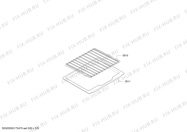 Схема №3 SOH903450I с изображением Верхний нагревательный элемент для электропечи Bosch 00668663