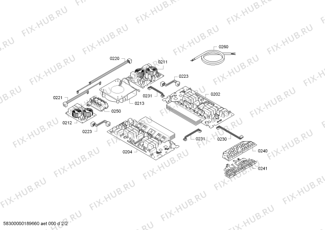 Схема №1 5II84351 с изображением Стеклокерамика для плиты (духовки) Bosch 00714632