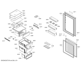 Схема №2 KG39NVW45 Siemens с изображением Дверь для холодильной камеры Bosch 00717462