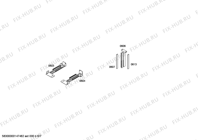 Схема №1 CIW24MIGL1 KWT 1611 SF с изображением Монтажный набор для холодильника Bosch 00672998
