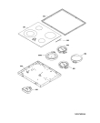 Схема №1 6410K-MN 16C с изображением Модуль (плата управления) для плиты (духовки) Aeg 3306450010