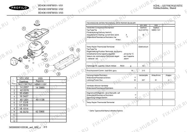 Схема №1 BD4361ANFM с изображением Цокольная панель для холодильника Bosch 00435819