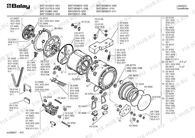 Схема №2 BAT15580/3 BAT15580 с изображением Переключатель для стиральной машины Bosch 00036369