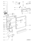 Схема №1 MDF 705 AGG с изображением Модуль (плата) управления для посудомойки Whirlpool 480140100013