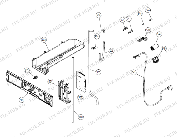 Взрыв-схема стиральной машины Gorenje ES 5 EC (cond) IT   -Grey #316780138 (900002812, TDC44IT) - Схема узла 05