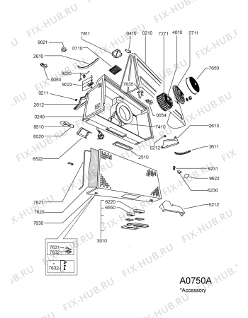 Схема №1 AKF 420 GY-1 с изображением Микрофильтр для вытяжки Whirlpool 481249038012
