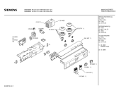 Схема №1 WP72110, SIWAMAT PLUS 7211 с изображением Панель управления для стиралки Siemens 00280990