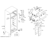 Схема №2 KD40NV00 с изображением Дверь морозильной камеры для холодильника Siemens 00244536