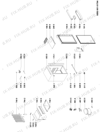 Схема №1 CKF 630 с изображением Запчасть для холодильника Whirlpool 481246049423