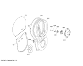 Схема №1 3SE926CM с изображением Крышка кнопки для сушильной машины Bosch 00427763