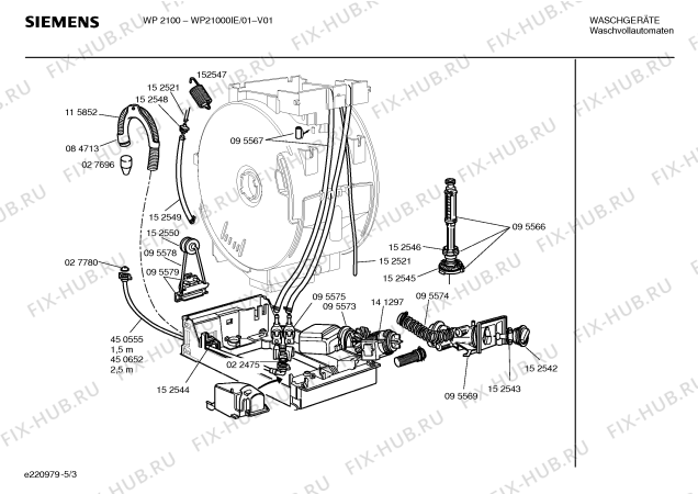 Схема №2 CV40800IL CV4080 с изображением Инструкция по эксплуатации для стиральной машины Siemens 00517825