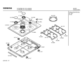 Схема №1 ER14853NL Siemens с изображением Столешница для плиты (духовки) Siemens 00219028