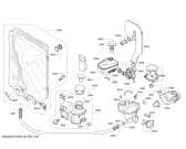 Схема №2 SMS69T25EU с изображением Передняя панель для посудомоечной машины Bosch 00700745