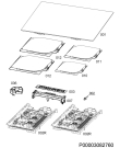 Схема №1 HKL65416FB HN3 с изображением Поверхность для плиты (духовки) Aeg 140021691013