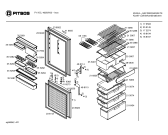 Схема №1 P1KCL4005A с изображением Дверь для холодильной камеры Bosch 00238922