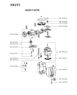 Схема №2 KA990T42/700 с изображением Электромотор для кухонного комбайна Krups MS-0693476