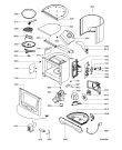 Схема №1 MW 18/AW/2 с изображением Дверь для свч печи Whirlpool 481244269534