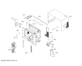 Схема №1 3WM459XI с изображением Дверь для электропечи Bosch 00682978