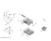 Схема №3 S58E40X0EU с изображением Передняя панель для посудомойки Bosch 00745317