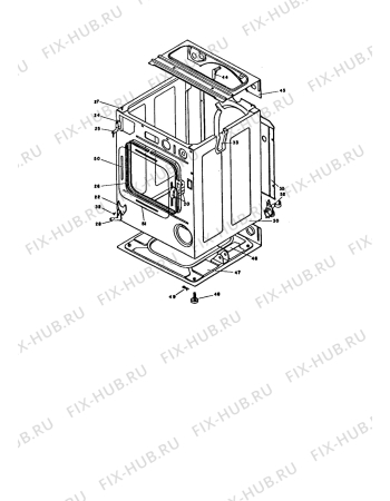 Взрыв-схема стиральной машины Zanussi ZC834S - Схема узла Section 2
