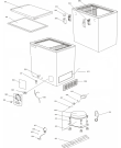 Схема №1 CF155   -Box (200278, FC-19DD4SNA1) с изображением Крышечка для холодильника Gorenje 415703