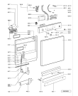 Схема №1 ADP 7406 WH с изображением Обшивка для посудомоечной машины Whirlpool 481245373246