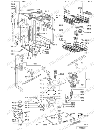 Схема №1 GSIH 6451 IN с изображением Микромодуль для посудомойки Whirlpool 481221838116
