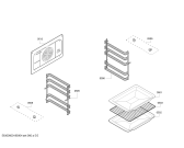 Схема №1 HB23GB655 H.SE.NP.L2D.IN.GLASS.S5b.N.E0_C/// с изображением Панель управления для плиты (духовки) Siemens 11014365