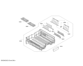 Схема №2 SMS50C22GB Serie 4 с изображением Передняя панель для посудомойки Bosch 11017301