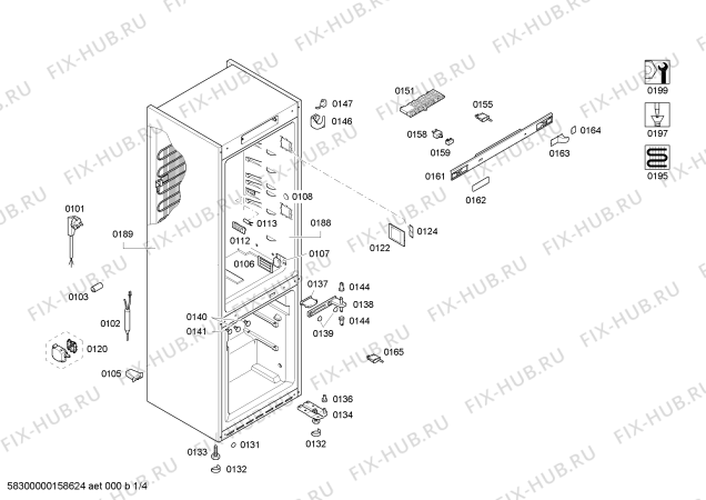 Схема №2 KG39NH91GB с изображением Панель для холодильника Siemens 00705806