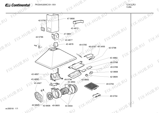 Схема №1 DWW063461 с изображением Крышка лампы для вытяжки Bosch 00490794