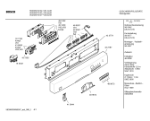 Схема №1 SGS46B12EX с изображением Передняя панель для электропосудомоечной машины Bosch 00432787