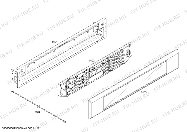 Схема №2 MEW301ES с изображением Ручка для духового шкафа Bosch 00668427