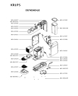 Схема №2 XN740B40/4J0 с изображением Провод для электрокофеварки Krups MS-624054