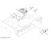 Схема №3 PRD366GHU с изображением Крепежный набор для плиты (духовки) Bosch 00657018