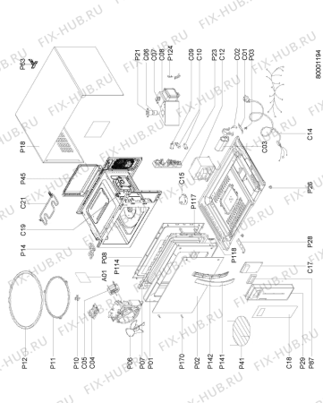 Схема №1 MWO 638 IX с изображением Субмодуль для микроволновой печи Whirlpool 480120101392