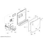 Схема №1 SGIAIH5 с изображением Передняя панель для посудомоечной машины Bosch 00439621