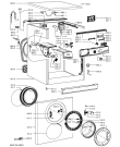 Схема №1 AWO/D 7106/-30 с изображением Обшивка для стиральной машины Whirlpool 480111104132